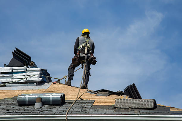 Professional Roof Replacement technician working in Galveston, TX